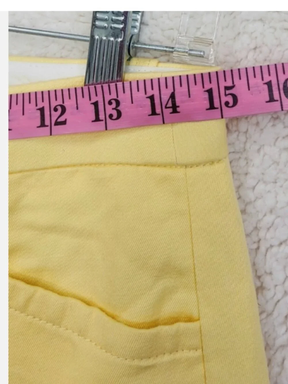 Banana Republic Yellow Cotton Linen Wide Leg Coastal Minimalist Pants Size 2S
